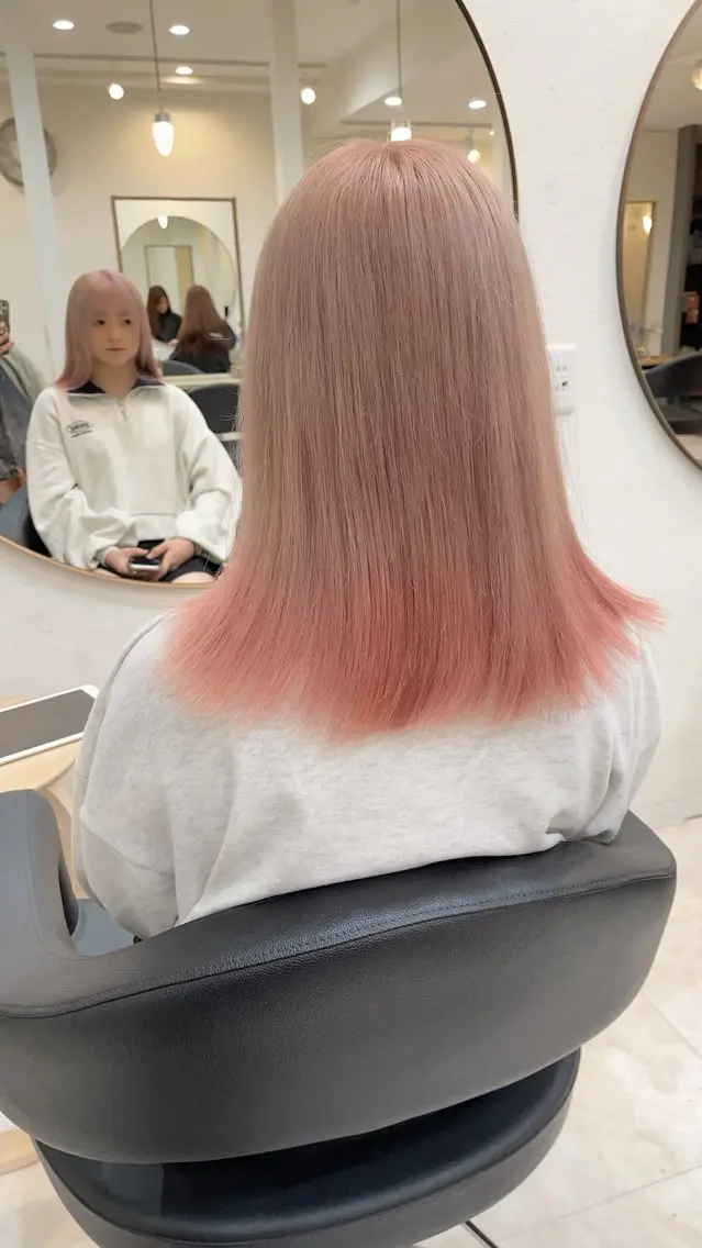 カラー シマオカイッセイ 個室サロンaceのヘアスタイル