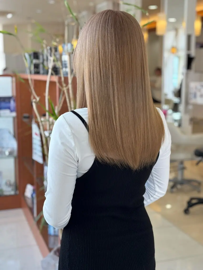 カラー ヘアカラー トリートメント 💖改善カラー 板倉百花💖のヘアスタイル