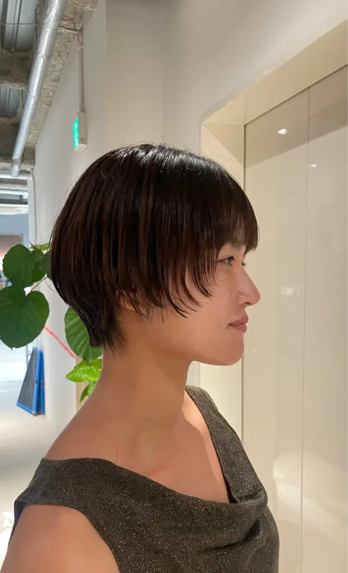 ショート 久永 香奈子のヘアスタイル