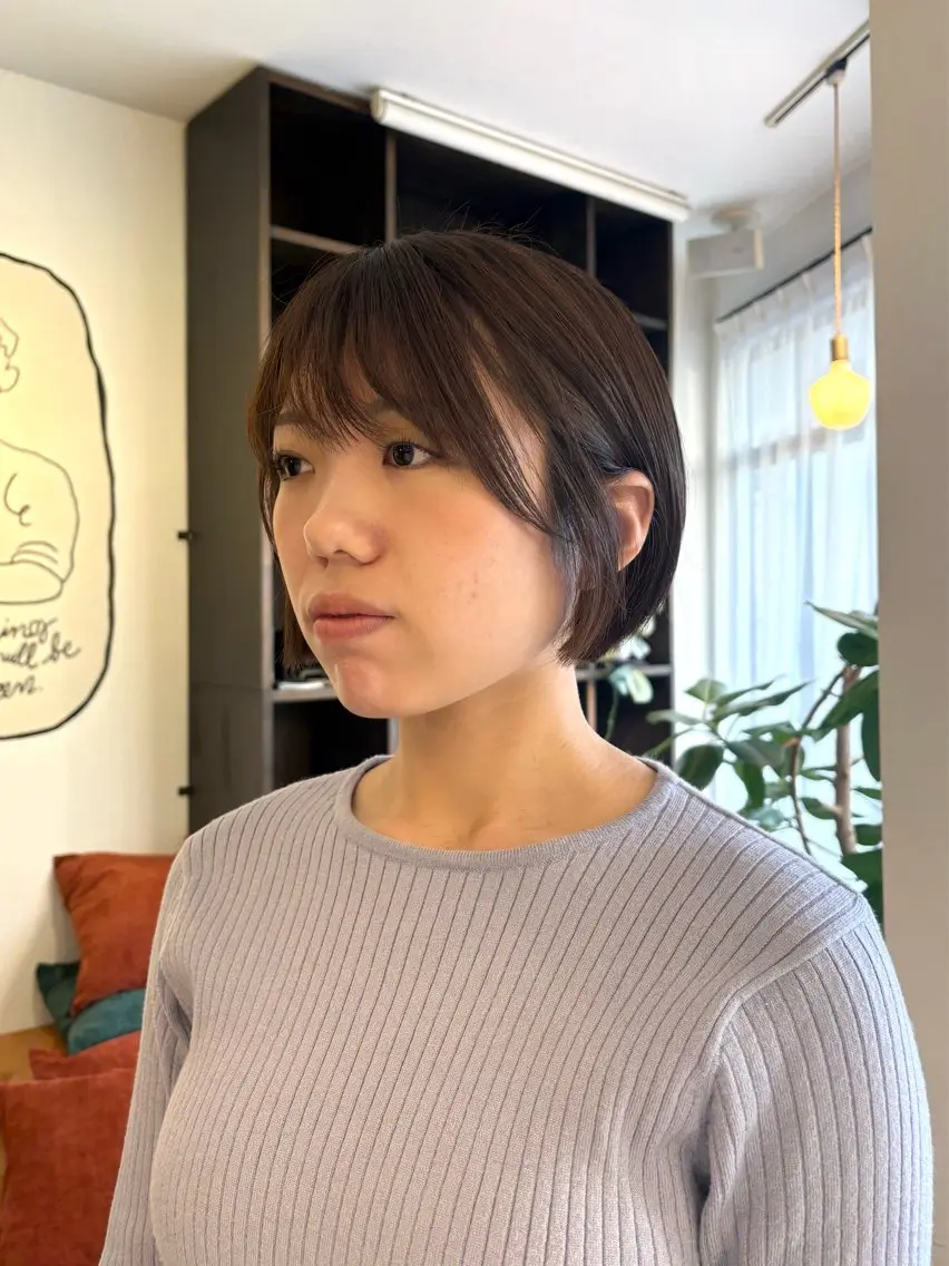 ショート 西野 優夏のヘアスタイル