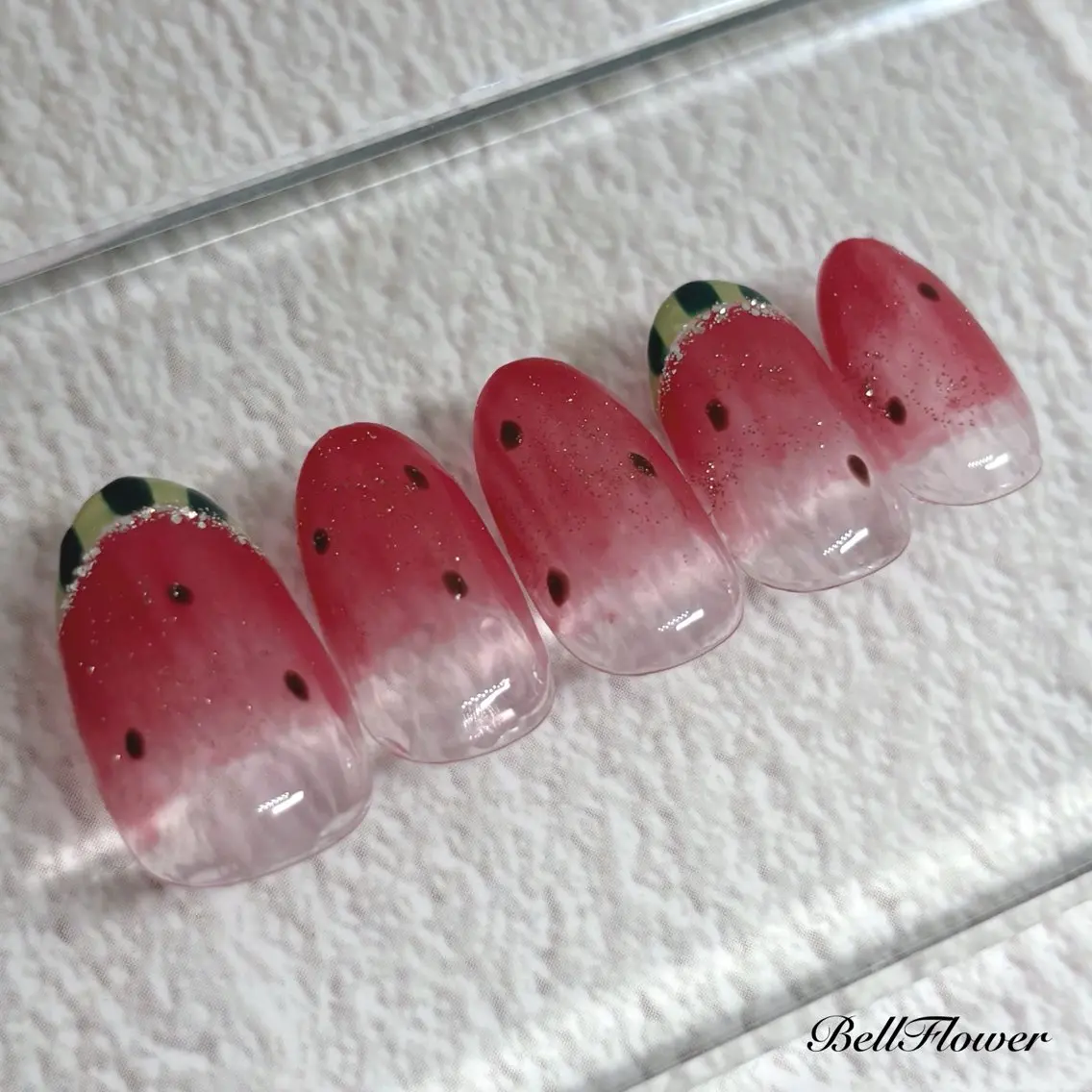 ネイル ハンドネイル Bell Flowerのネイルデザイン