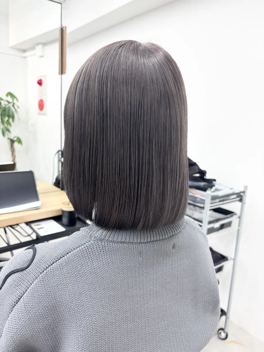 ミディアム カラー ヘアカラー ハイトーンカラー 🦋yuri🦋のヘアスタイル