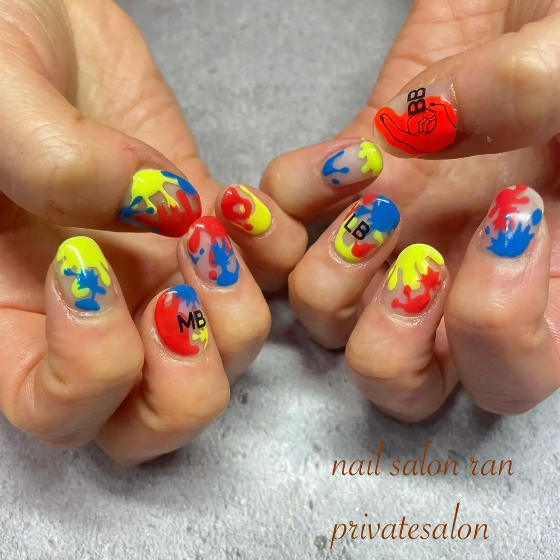 ネイル ハンドネイル ハンドケア nailsalon ranのネイルデザイン