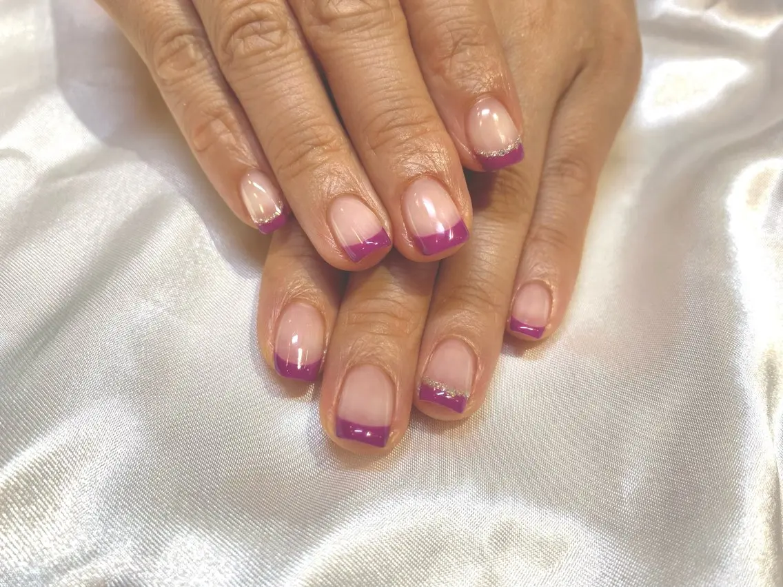 🌸【オフ込み】フレンチor カラーグラデーション🌸 ご新規様限定¥9,350→¥8,250✨️の写真