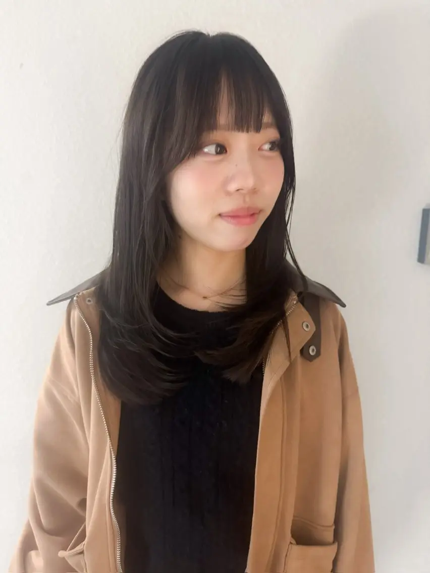 セミロング パーマ ヘアアレンジ ミニボブ/ブリーチ 🌈MISATOのヘアスタイル