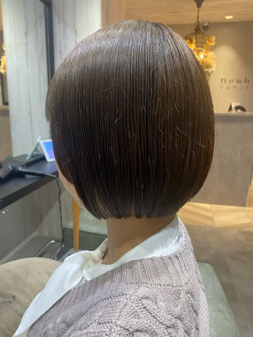 ショート ✨似合わせボブ✨ 縮毛矯正のヘアスタイル