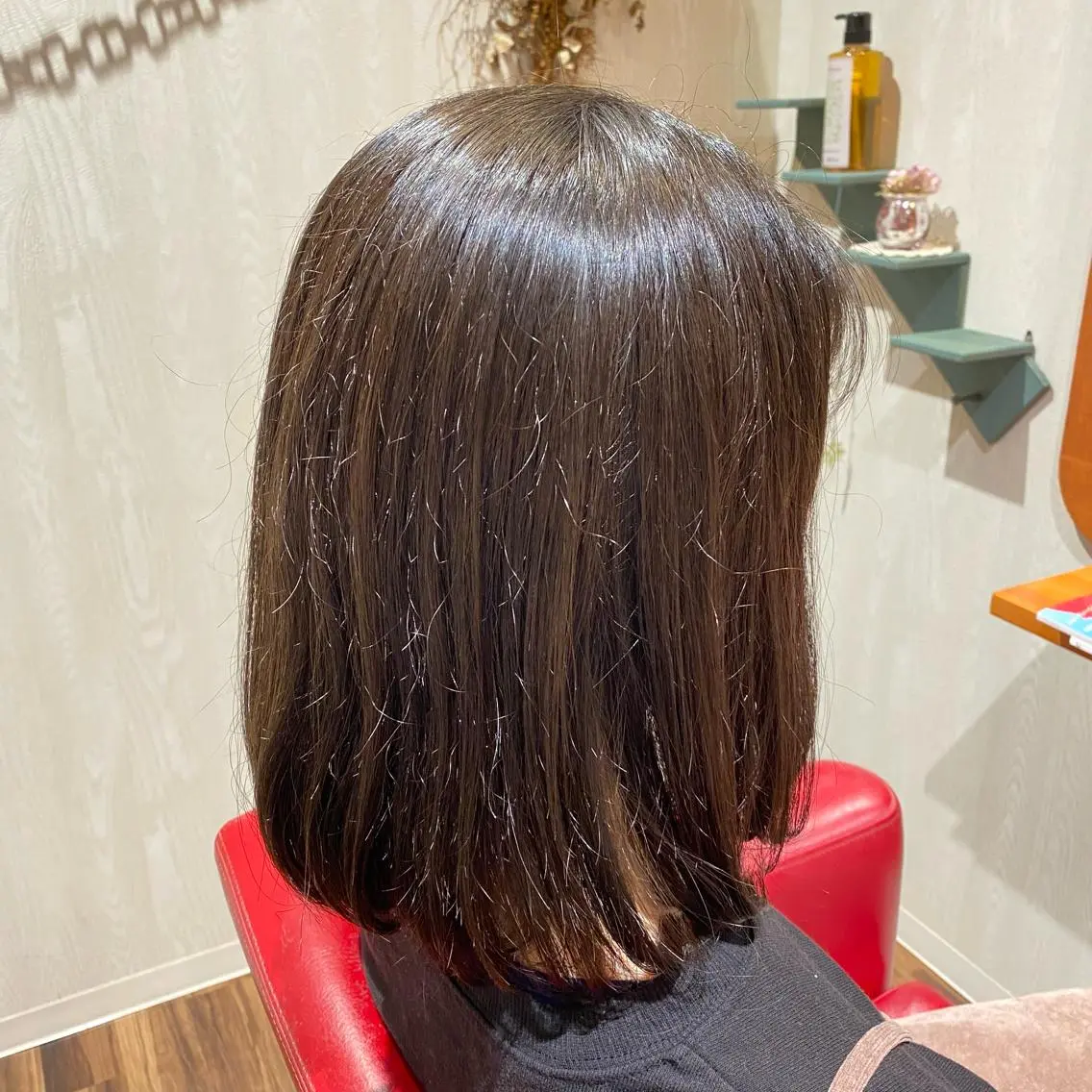ミディアム 木宮 美緒のヘアスタイル