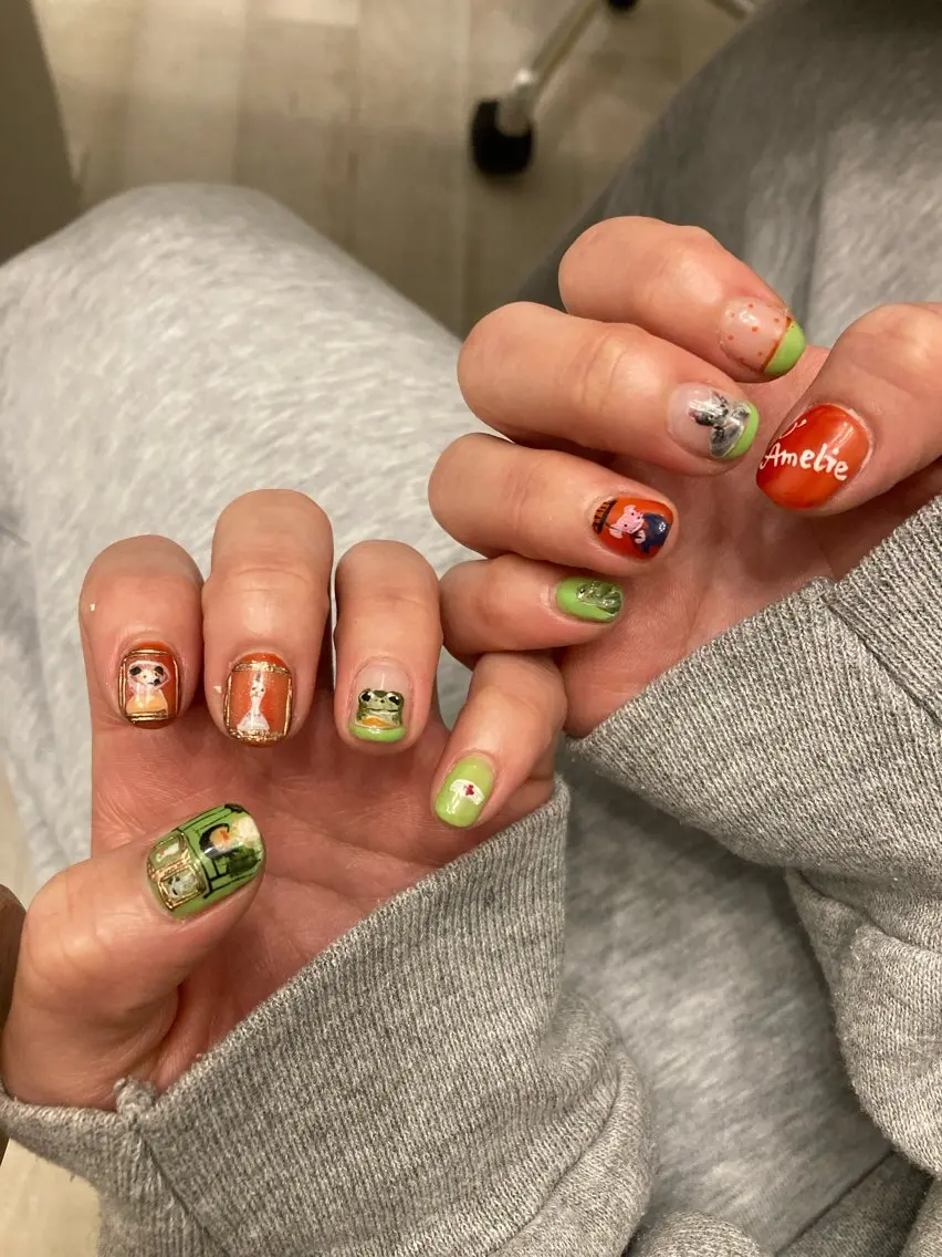 ネイル アートネイル ハンドネイル ハンドケア 爪の絵描き屋 ミテネイルのネイルデザイン