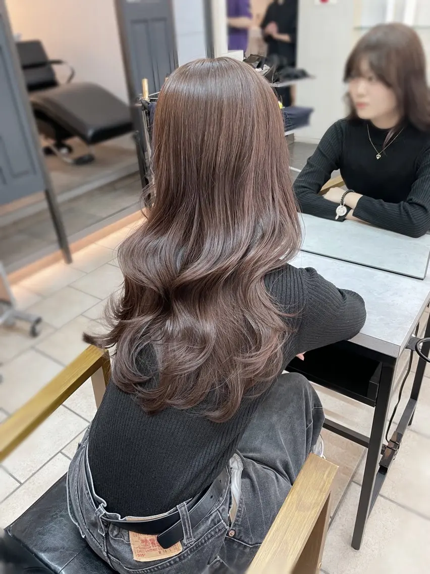 ロング 韓国ヘア🤍🇰🇷 🫶🏻吉満のヘアスタイル