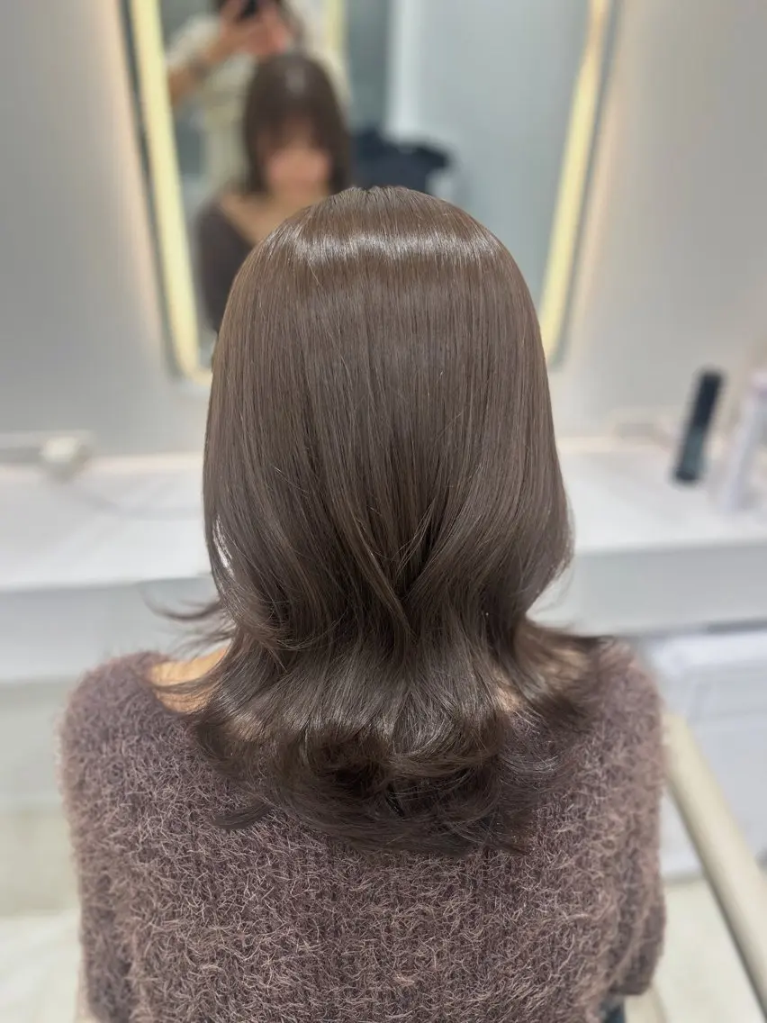 ロング カラー カット ヘアカラー トリートメント ダブルカラー髪質改善 /Annaのヘアスタイル