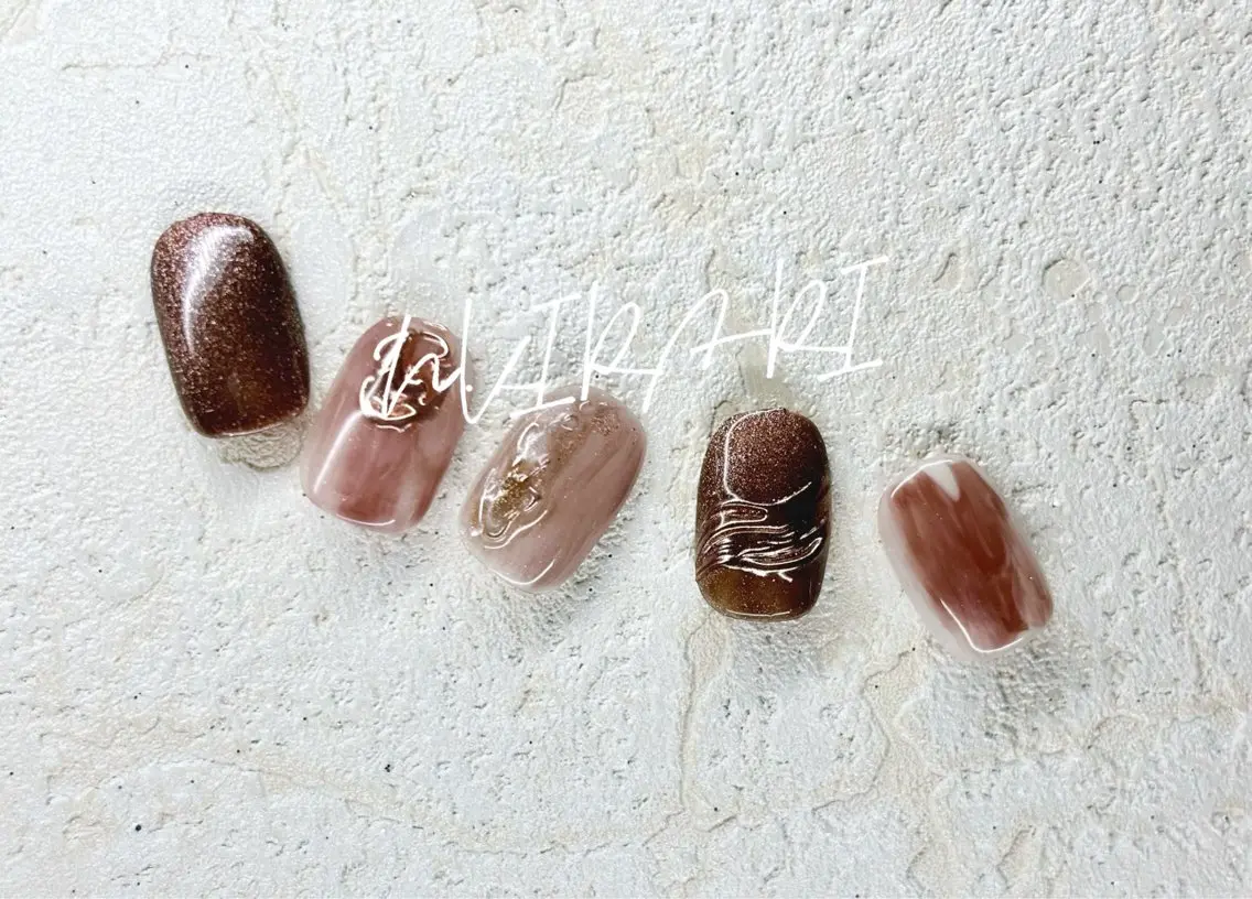 ネイル ニュアンスネイル ハンドネイル ハンドケア ETE LUNA NAILのネイルデザイン
