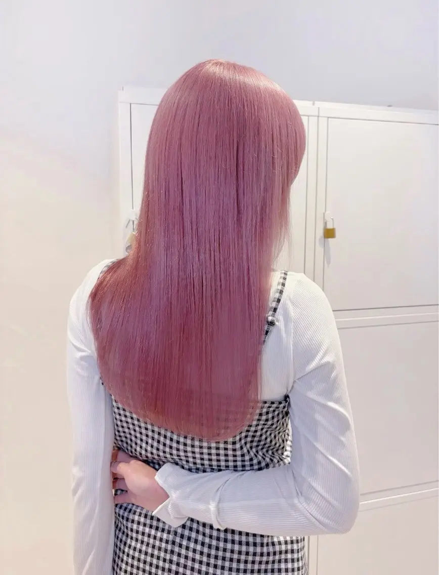 💖暖色系ブリーチカラーモデル※ロング料金なしの写真