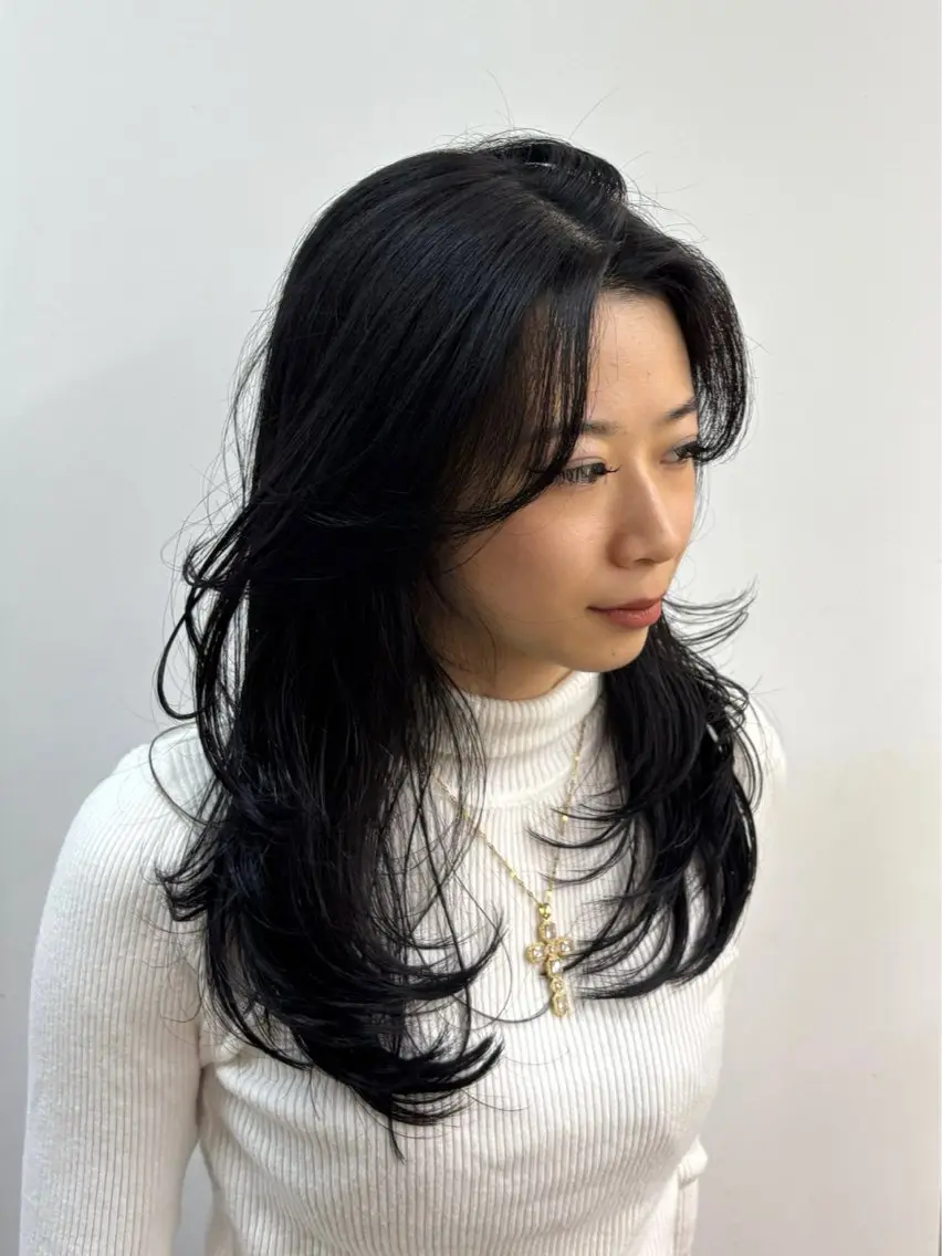 【当日予約可能⭕】🦋海外レイヤーカット(バタフライカット/ハッシュカット/海外レイヤー)🦋+TR ¥4,620♥の写真