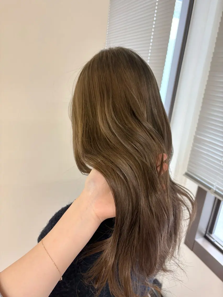 ロング カット ヘアカラー cuore/ みく/艶カラーのヘアスタイル