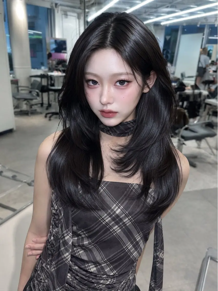 セミロング カラー カット ヘアカラー トリートメント 渋谷韓国レイヤー /SAYAKA🩶ᩚのヘアスタイル