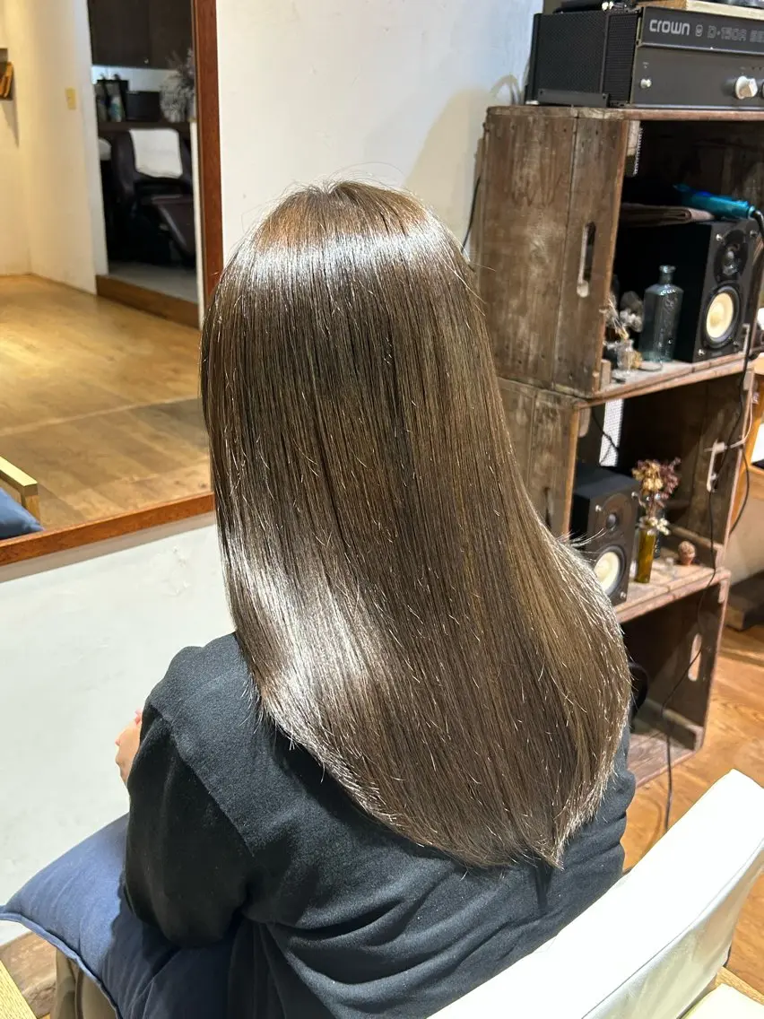 ミディアム カラー 池田 洸斗のヘアスタイル