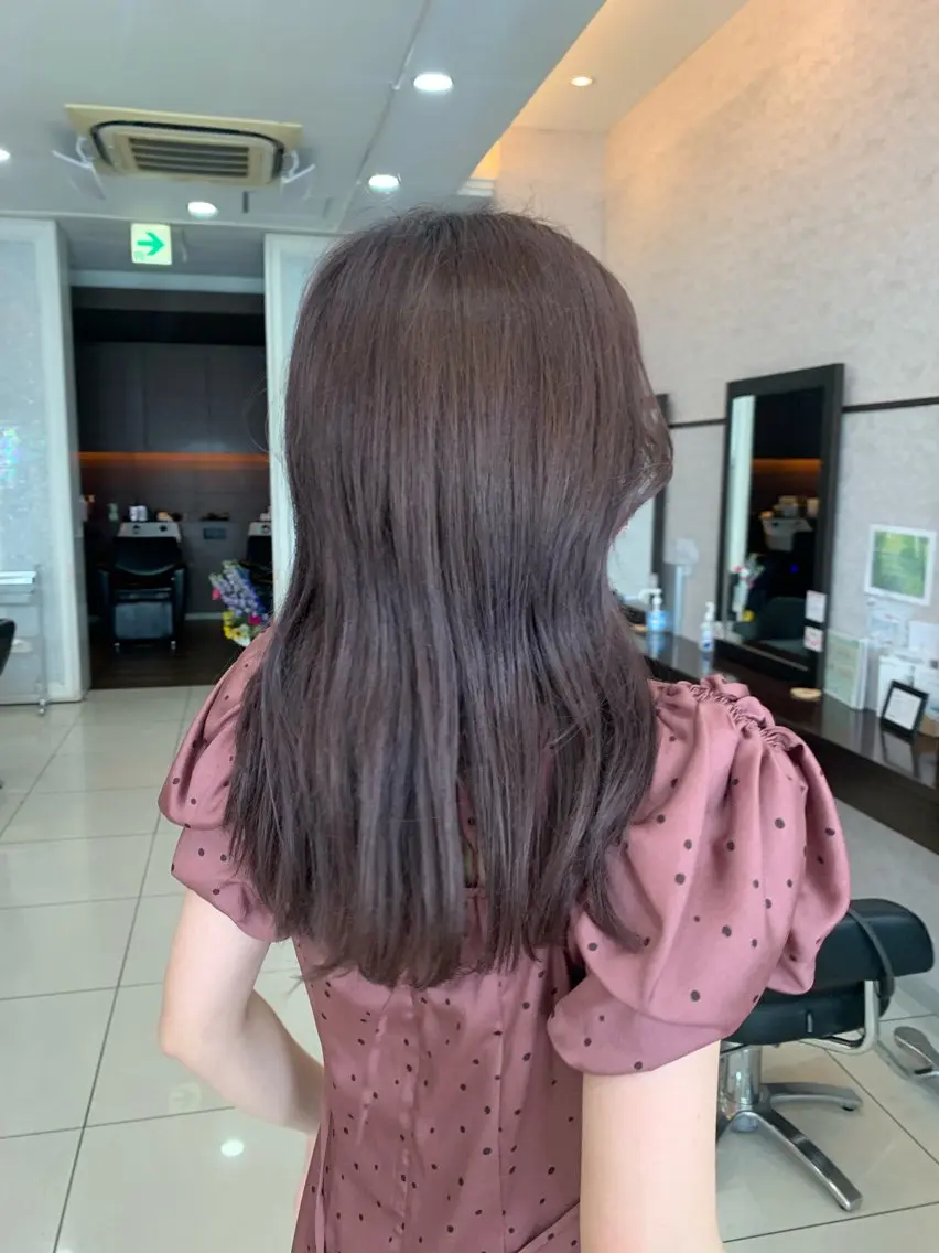 カラー ラベンダーカラー CIEL akaneのヘアスタイル