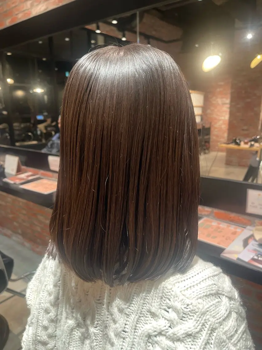 ミディアム rin 🖤〈大宮〉のヘアスタイル