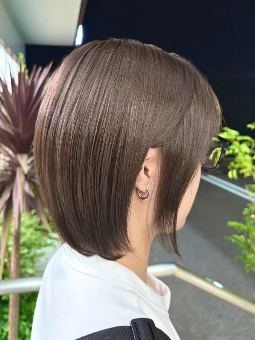 ショート カラー 透明感カラー ショートヘア 小島 成香のヘアスタイル