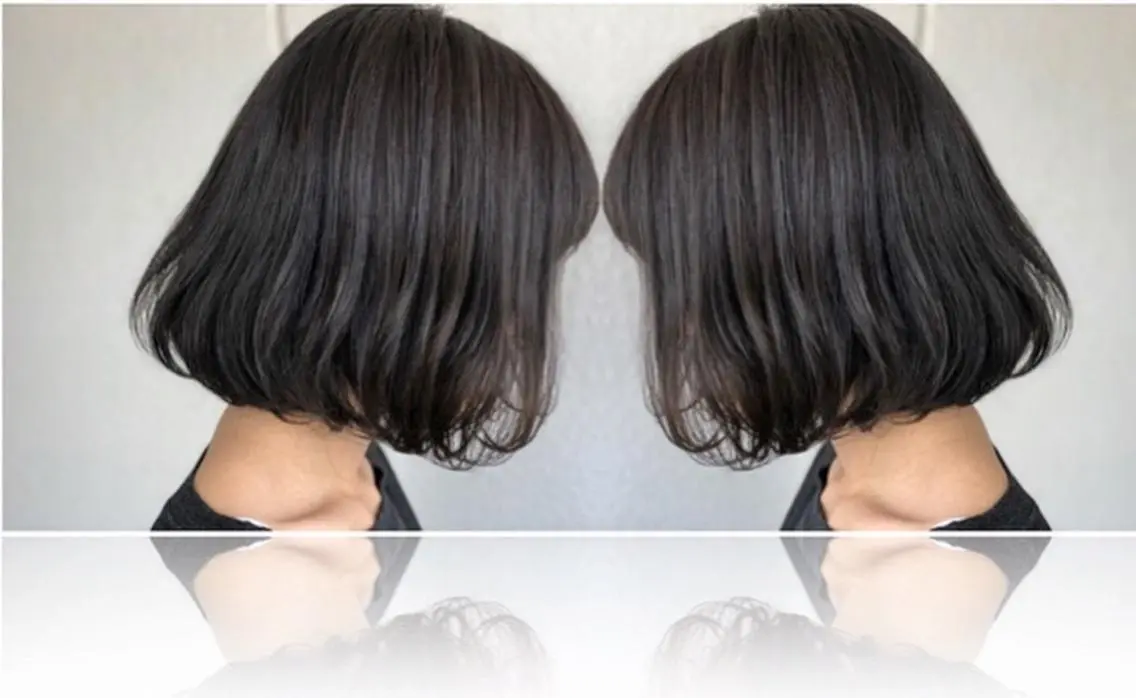 ミディアム カラー かわさき ともやのヘアスタイル