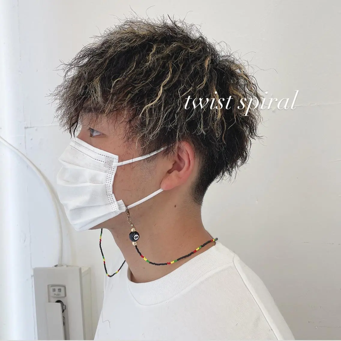 カラー パーマ メンズ メンズパーマ 川上 紗也加のヘアスタイル