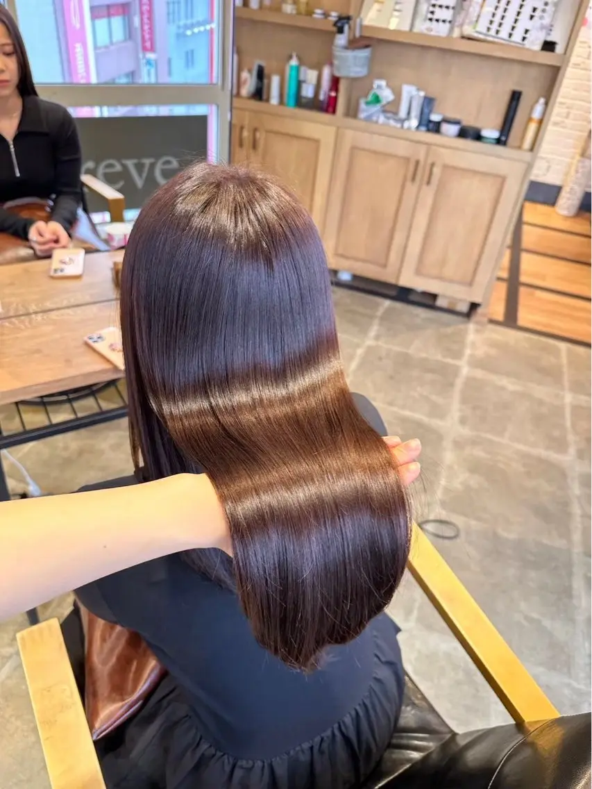 セミロング カラー 打越 虎瑠のヘアスタイル