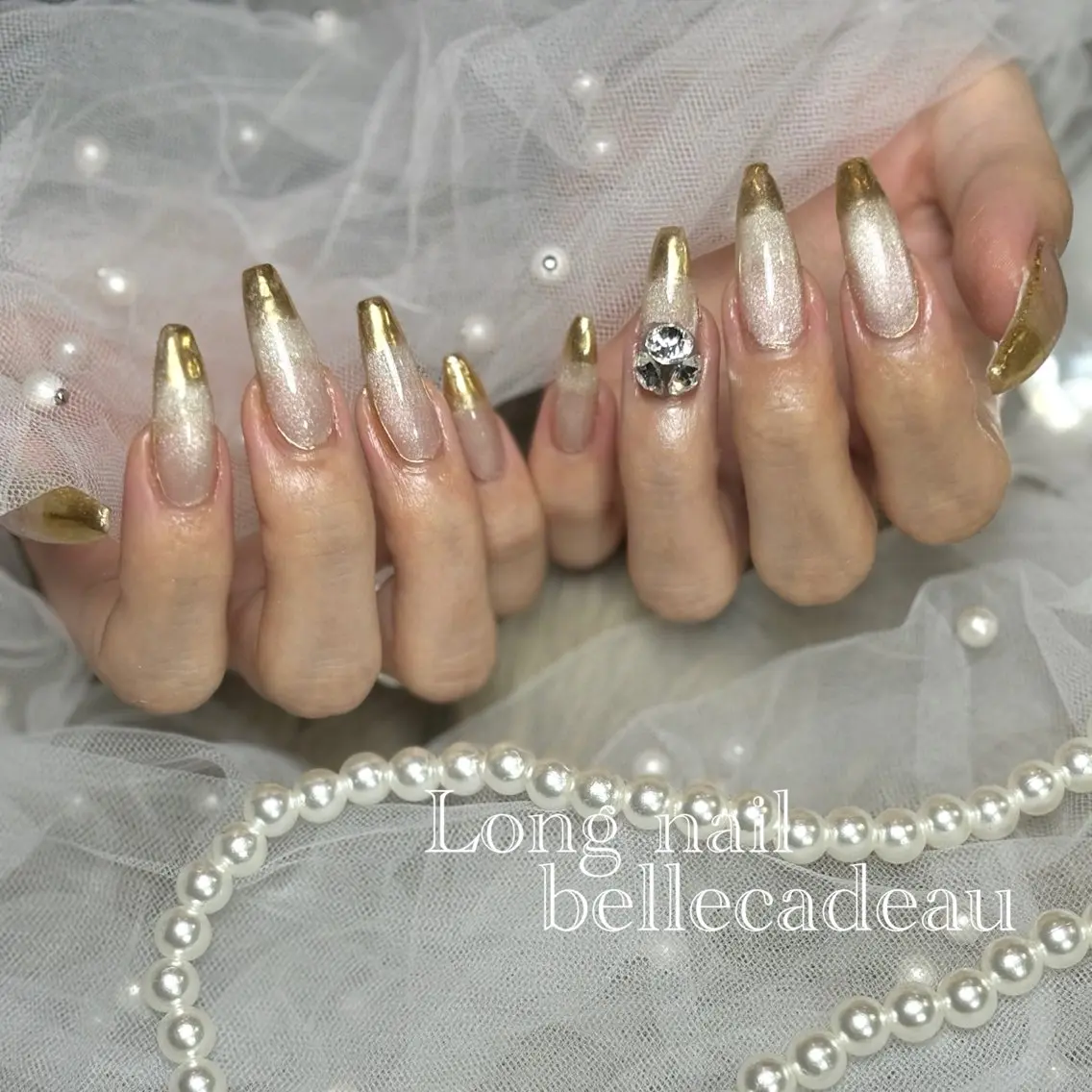 ネイル ロングネイル nail salon belleのネイルデザイン