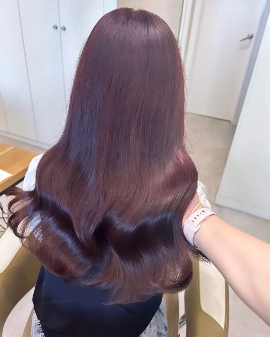 ロング カラー ブリーチ 透明感カラー ブリーチなしカラー ブリーチなしWカラー 🎀韓国ヘア/amiのヘアスタイル