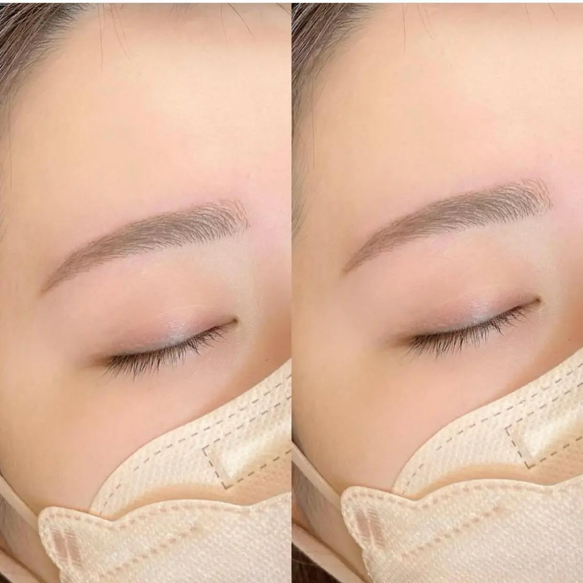 美眉アイブロウWAXスタイリングの写真
