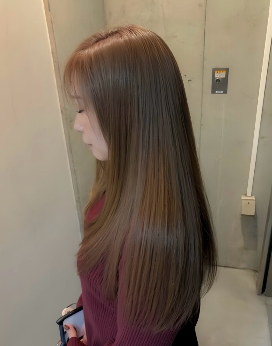 ロング カラー ヘアカラー 🌝ぷるつや透明感・ 柔らかヘア🍅まあやのヘアスタイル