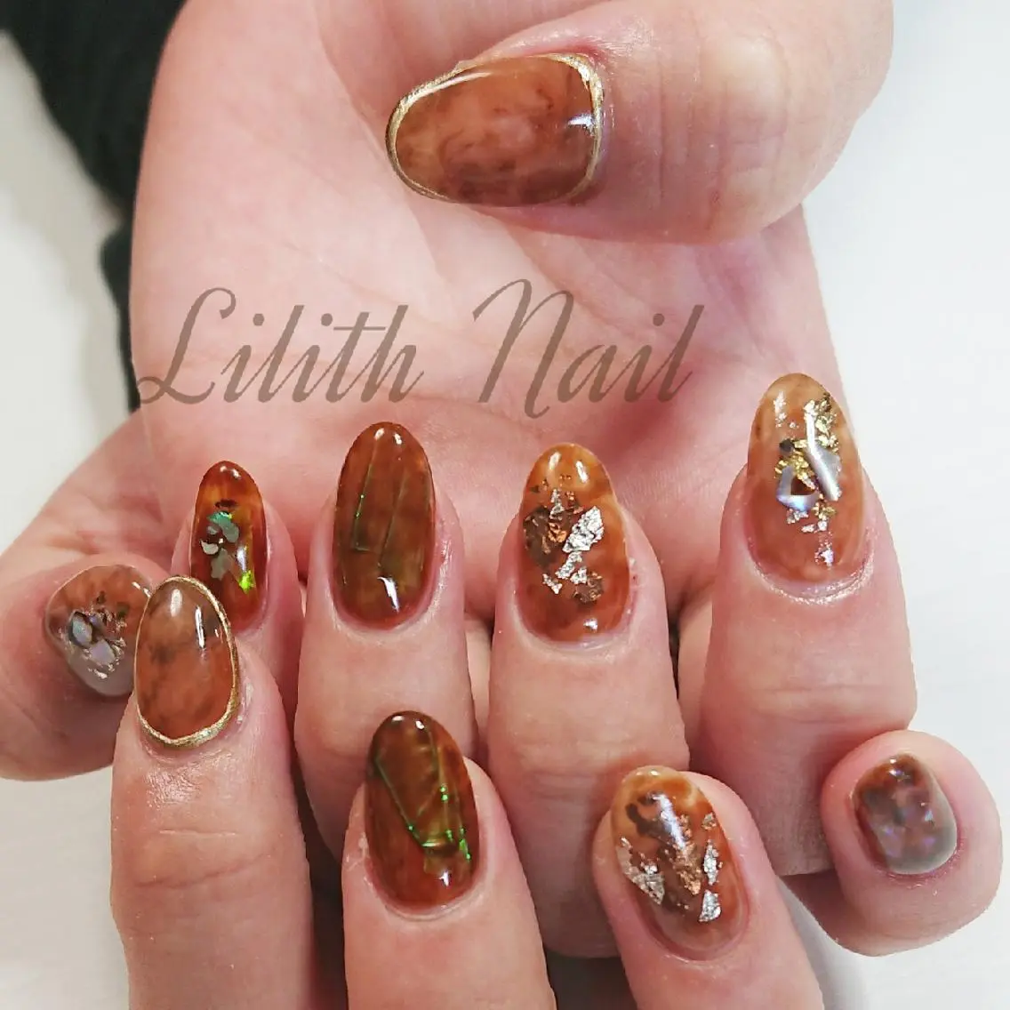 ネイル ニュアンスネイル ハンドネイル Lilith Nailのネイルデザイン