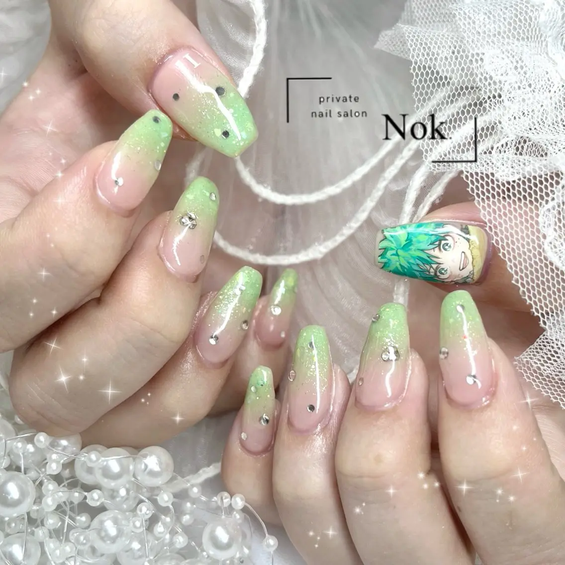 ネイル ハンドネイル 池袋痛ネイル Nok. 渡辺のネイルデザイン