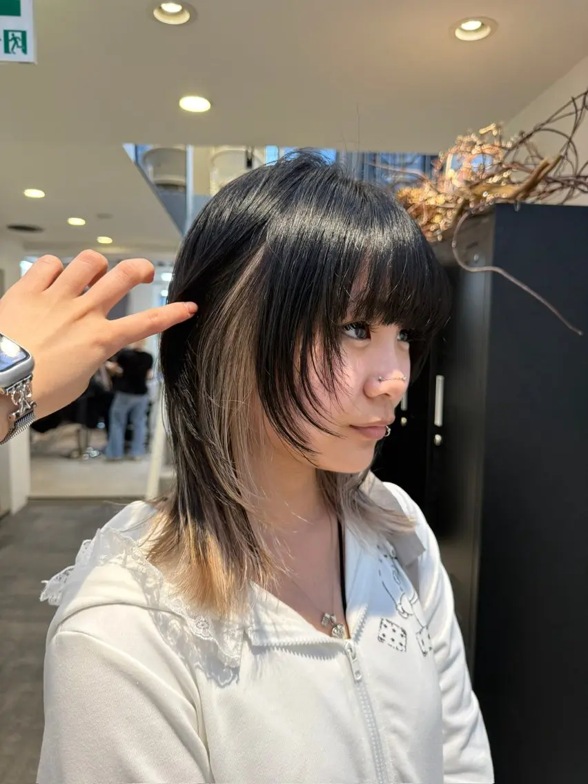 【18:00以降〜】ブリーチ(インナー)➕うる艶カラー🦄♬の写真