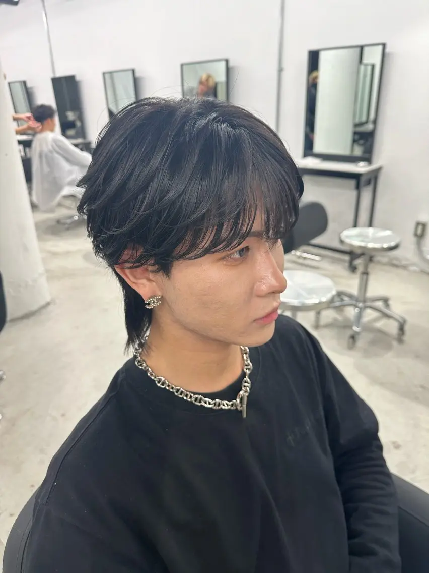 パーマ メンズ 【pia】 江田岳斗のヘアスタイル