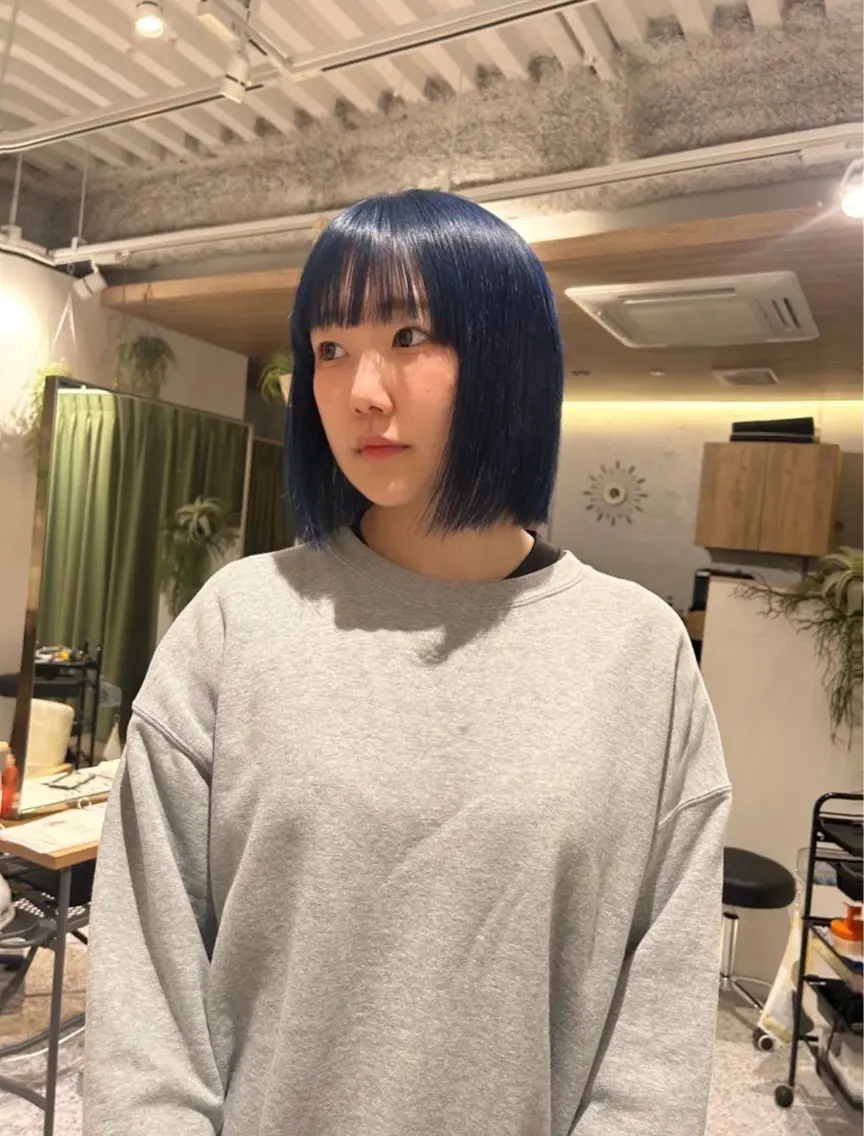 ミディアム ヘアカラー hair&eye🎀 /momoKaのヘアスタイル