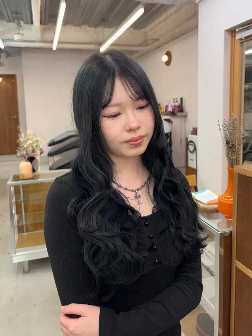 ロング カラー yelm府中 ユリのヘアスタイル