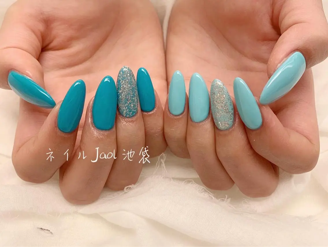 ロング ネイルJaol 池袋のネイルデザイン