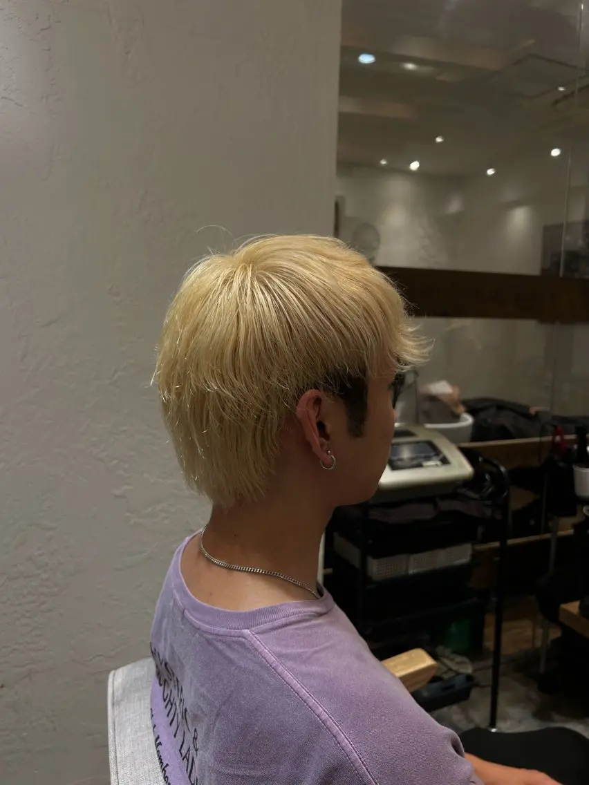 メンズ カット ヘアカラー 三浦 翔太のヘアスタイル