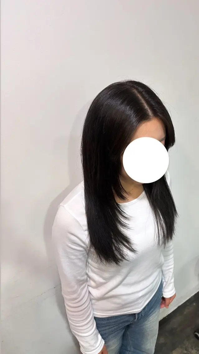 セミロング レイヤーカット nui【茨木】 久木 駿介のヘアスタイル
