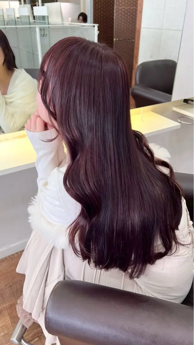 ロング カラー ラベンダーカラー ピンクカラー ピンクラベンダー Honoko 🐰のヘアスタイル
