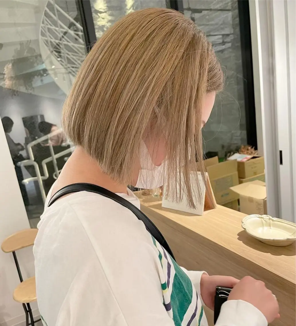 ショート カラー カット ヘアカラー オスズ 🎀´-のヘアスタイル