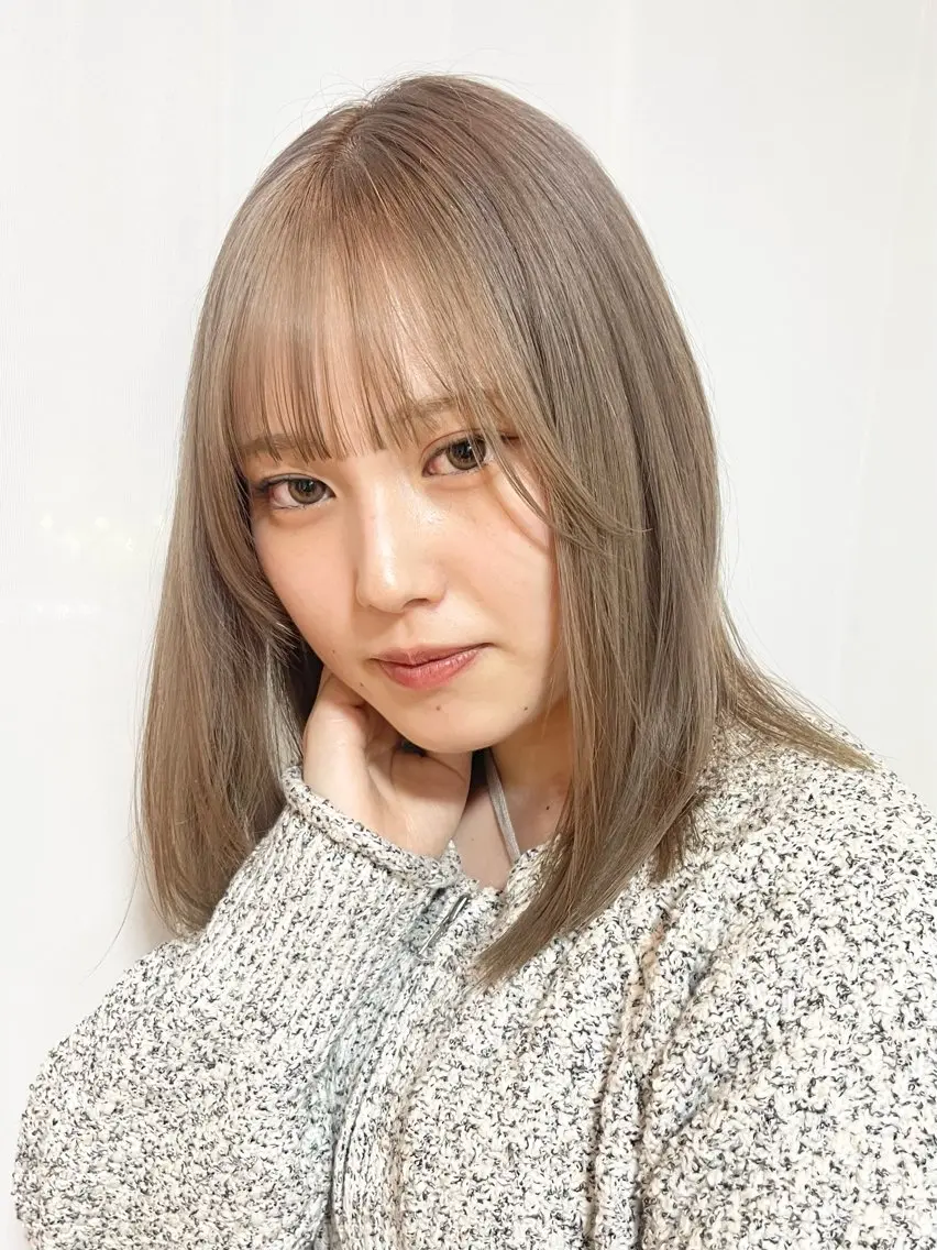 ミディアム ヘアカラー トリートメント 園田 渉 ◤SHIKIO◢のヘアスタイル