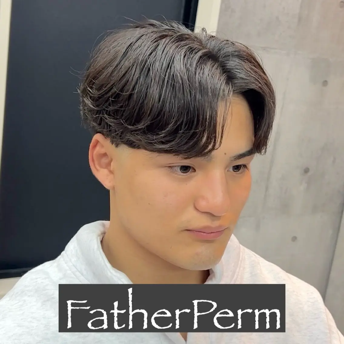 ミディアム パーマ ヘアアレンジ メンズ MENIN メンズ サロン 望月 涼太のヘアスタイル