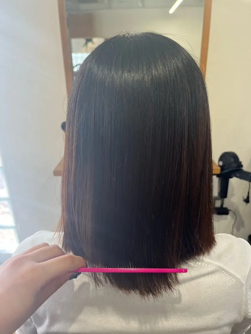 ミディアム 縮毛矯正 Sugarlu 吉田 晴香のヘアスタイル