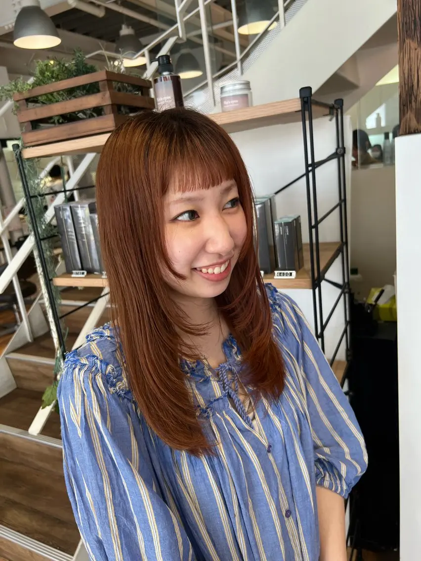 ロング レイヤーカット インナーカラー♡ Nanakoのヘアスタイル
