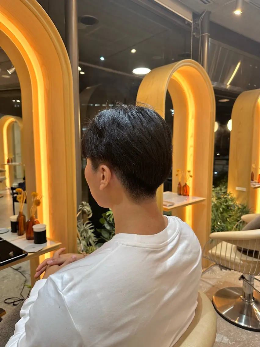 ショート メンズ 撮影モデル募集【くび れショートボブ】馨のヘアスタイル