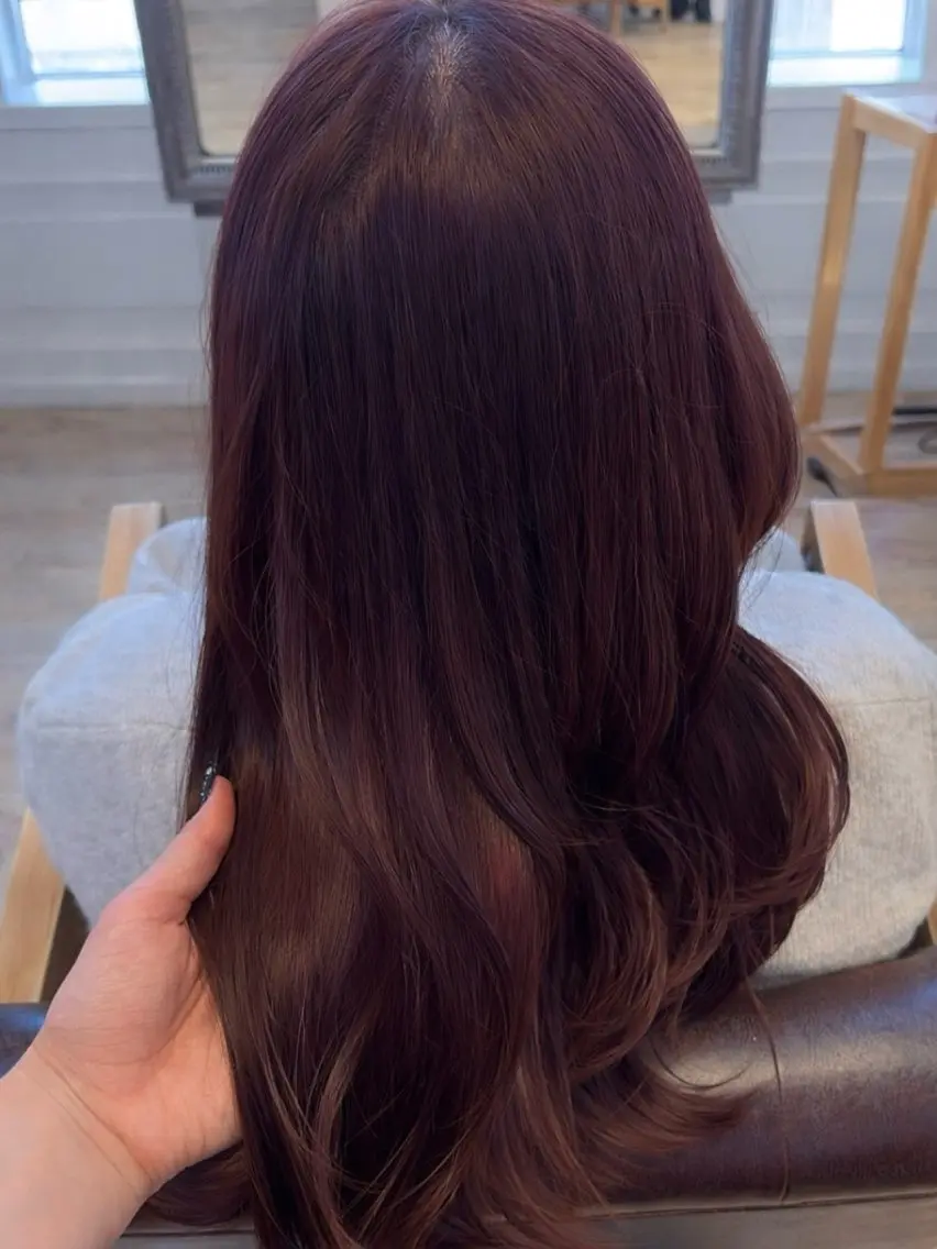 ロング カラー 艶感暖色カラー🥀/ レイヤー / れいかのヘアスタイル