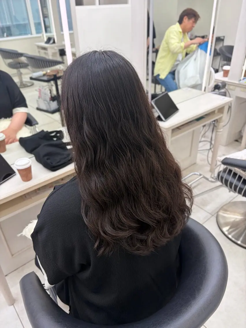 ロング パーマ カット パーマ トリートメント 銀座 デジタルパーマ みおこ/Miokoのヘアスタイル