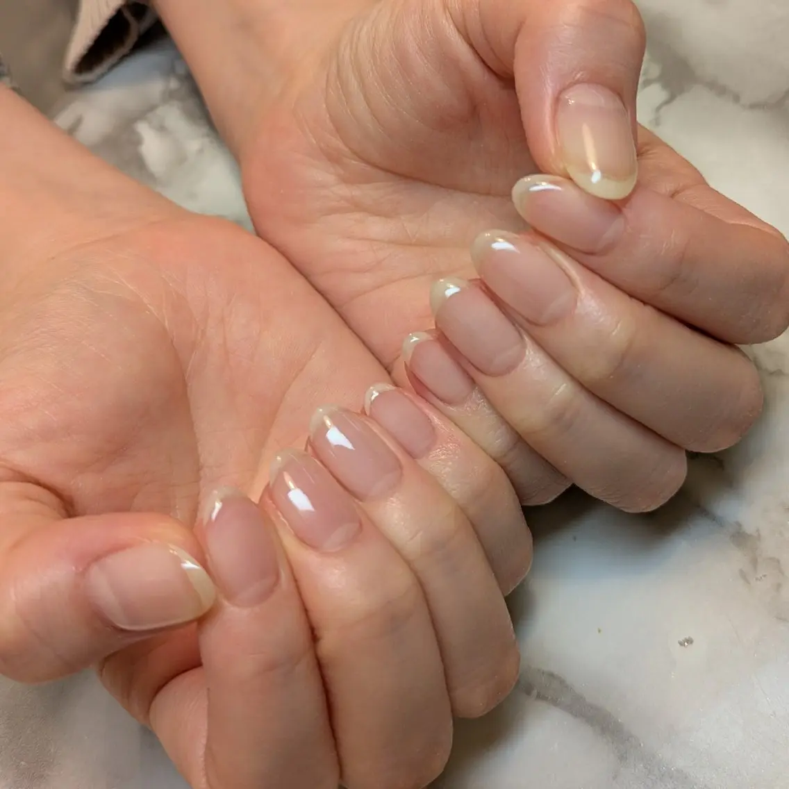 ネイル クリアネイル ジェヌインネイル 河内のネイルデザイン