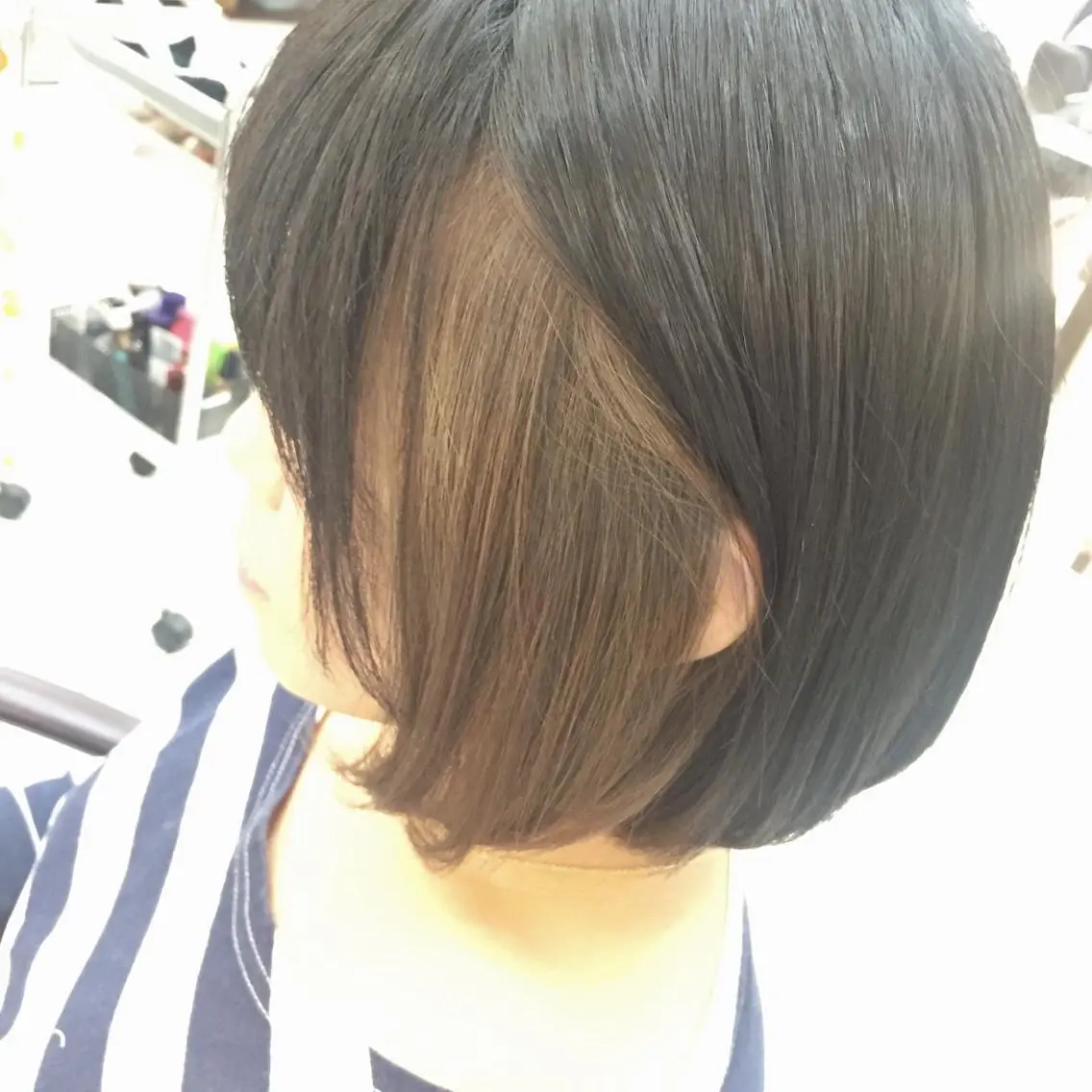 ショート ミディアム カラー ベージュカラー インナーカラー ミルクティーベージュ 大平 美沙のヘアスタイル